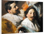 Two Heads from the Banquet of the Officers, 1880 by John Singer Sargent