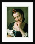 A Young Woman reading a Love Letter by Pietro Antonio Rotari