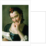 A Young Woman reading a Love Letter by Pietro Antonio Rotari