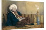 Portrait of Sir Thomas Philips in Eastern Costume, Reclining with a Hookah by Richard Dadd