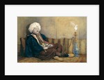 Portrait of Sir Thomas Philips in Eastern Costume, Reclining with a Hookah by Richard Dadd