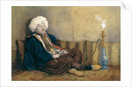 Portrait of Sir Thomas Philips in Eastern Costume, Reclining with a Hookah by Richard Dadd