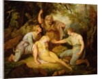 Scene ii Act IV from 'Cymbeline' by William Shakespeare by Henry Singleton