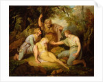 Scene ii Act IV from 'Cymbeline' by William Shakespeare by Henry Singleton