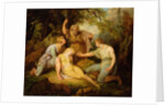 Scene ii Act IV from 'Cymbeline' by William Shakespeare by Henry Singleton