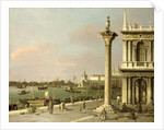 View of The Entrance to the Grand Canal from the Piazzetta by Canaletto