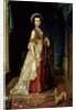 Portrait of a young Girl in an Elegant Interior by Strickland Lowry