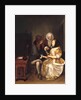 An Interior with a Couple and a Procuress: The Glass of Lemonade by Gerard Terborch