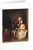 An Interior with a Couple and a Procuress: The Glass of Lemonade by Gerard Terborch