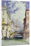 A Side Canal, Venice, 1892 by William Callow