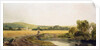 A Cornfield by a Backwater near a Village in the Thames Valley by Peter de Wint