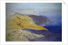 Coastal Landscape, Eza, 1864 by Edward Lear