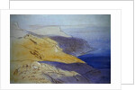 Coastal Landscape, Eza, 1864 by Edward Lear
