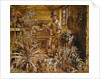 A Gardener in a Potting Shed with Pineapples and Various Vegetables by Alfred William Hunt