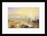 Jerusalem from the Latin Convent by Joseph Mallord William Turner