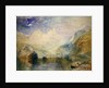 The Lauerzersee with Schwyz and the Mythen by Joseph Mallord William Turner