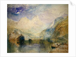 The Lauerzersee with Schwyz and the Mythen by Joseph Mallord William Turner