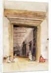 The Great Doorway of the Mosque of Santa Sophia, Constantinople by John Frederick Lewis