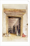 The Great Doorway of the Mosque of Santa Sophia, Constantinople by John Frederick Lewis