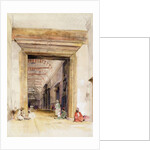 The Great Doorway of the Mosque of Santa Sophia, Constantinople by John Frederick Lewis