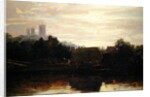 A View of Lincoln from the Foss Dyke, Dawn by Peter de Wint