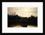 A View of Lincoln from the Foss Dyke, Dawn by Peter de Wint