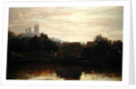 A View of Lincoln from the Foss Dyke, Dawn by Peter de Wint