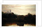 A View of Lincoln from the Foss Dyke, Dawn by Peter de Wint