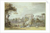 King John's Palace, Eltham - Retrieving a Kite, 1788 by Paul Sandby