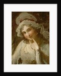 Study of a Smiling Young Woman by George Romney