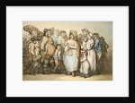 The Ballad Singer by Thomas Rowlandson