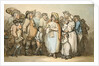 The Ballad Singer by Thomas Rowlandson