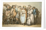 The Ballad Singer by Thomas Rowlandson