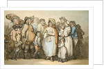 The Ballad Singer by Thomas Rowlandson