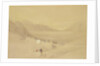 The Convent of St. Catherine, Mount Sinai, looking towards the Plain of the Encampment, 1839 by David Roberts
