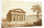 The Temple of Neptune and the Basilica at Paestum by Franz Kaisermaan