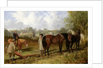 Morning: Preparing to Plough, 1848 by John Frederick Herring Snr