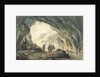 Travellers by a Cave by Julius Caesar Ibbetson