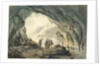 Travellers by a Cave by Julius Caesar Ibbetson