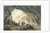 Travellers by a Cave by Julius Caesar Ibbetson