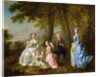 Samuel Richardson seated with his second family by Francis Hayman