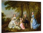 Samuel Richardson seated with his second family by Francis Hayman