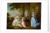 Samuel Richardson seated with his second family by Francis Hayman