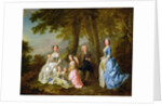 Samuel Richardson seated with his second family by Francis Hayman