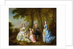 Samuel Richardson seated with his second family by Francis Hayman