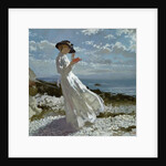 Grace reading at Howth Bay by William Orpen