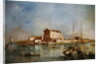 The Island of San Cristoforo della Pace, Murano by Francesco Guardi