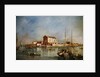 The Island of San Cristoforo della Pace, Murano by Francesco Guardi