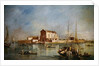 The Island of San Cristoforo della Pace, Murano by Francesco Guardi