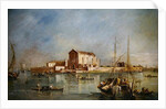 The Island of San Cristoforo della Pace, Murano by Francesco Guardi